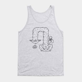 Odd Kitty bored weird duh cat Tank Top